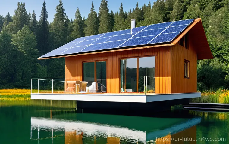 주거 혁신의 글로벌 성공 사례 - **A highly efficient and stylish micro-house interior.** The scene is brightly lit, showcasing a mod...