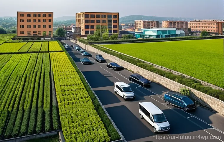 주거 공간의 변화  대도시와 소도시 비교 - **Children's Growth: Education and Values in City vs. Village**
    An expressive image illustrating...
